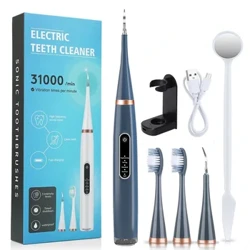 Âm Bàn Chải Đánh Răng Điện USB Sạc Răng Bụi Nha Khoa Răng Giải Tích Loại Bỏ Vết Bẩn Cao Răng Tẩy Trắng Răng