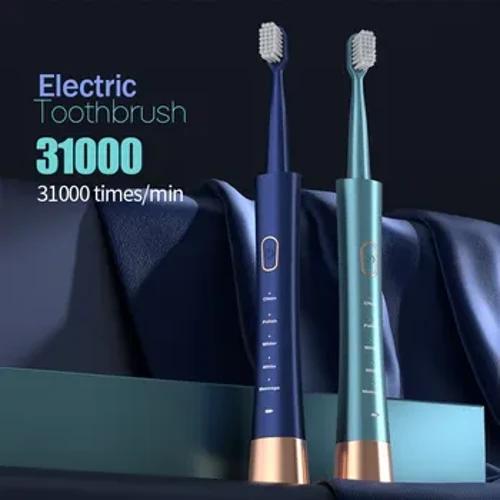 Jianpai Yetişkin Erkek ve Dişi Elektrikli Diş Fırçası Içi Boş Fincan Motor Tipi-c Şarj 5 vitesli Mod Sonic Elektrikli Diş Fırçası
