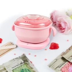 Bærbar silikonvoksvarmer 400 ml sammenleggbar voksvarmer Hårfjerning voksmaskin SPA Body Epilator Parafinvoksgryte for reiser