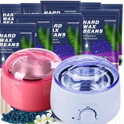 Green Wax para sa Depilation Heater Machine Maker para sa Pagtanggal ng Buhok Wax Parafina Depilatory Pot Propesyonal na Wax Warmer Wax Melter