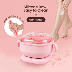 Céir Silicone Inaistrithe Níos Teo 400ML Téitheoir Céir Infhillte Meaisín Céir Gruaige SPA Comhlacht Epilator Pota Céir pairifín le haghaidh Taistil