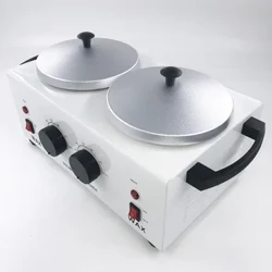 220 V/110 V Çift Tüy Dökücü Ağda Isıtıcı Eritme Makinesi Parafin Isıtıcı SPA Epilatör Epilasyon Aracı