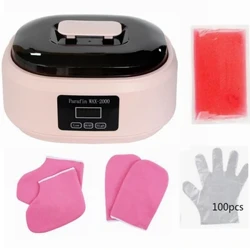ʻO nā lima a me nā wāwae he mea hoʻomaʻamaʻa Paraffin Wax Bath Heater Machine Moisturizing Hydrating Kit Hand Waxing Spa Hoʻomaʻamaʻa ʻili a palupalu.