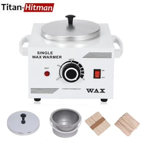 Einzeltopf Paraffin-Heizung Professionelle elektrische Wachsheizung Haarentfernung Duales Paraffin Einstellbare Temperatur SPA Haarentfernung