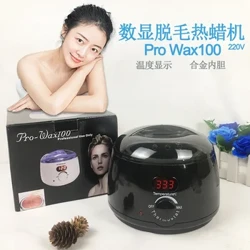 Professionele elektrische waxverwarmer van 110 V/220 V met digitale display-temperatuurregeling voor ontharing, ontharing en harsen