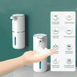 Dispenser Sabun 1/2 pc Dispenser Sabun Busa Otomatis Kamar Mandi Dapur Smart Infrared Touchless 380ml Mesin Cuci Tangan Dikenakan Biaya