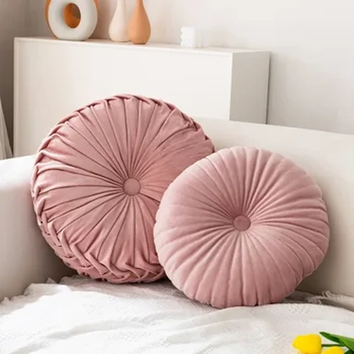 Usofa Wegumbi Lokuhlala I-B&B Isondo Lokuhlobisa I-Futon I-Nordic Pumpkin Umcamelo Oyindilinga Umcamelo Opinki Umcamelo We-Lumbar