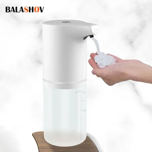 Dispenser Sabun Otomatis Tanpa Sentuhan USB Isi Ulang Busa Cairan Mesin Cuci Tangan Mesin Cuci Tangan Sensor Inframerah Kamar Mandi Dispenser Sabun