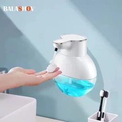 Dispenser Busa Sabun Otomatis lan Gel Kamar Mandi Smart Cuci Tangan Mesin Deterjen Cairan Panel Dinding Dipasang Sensor Inframerah