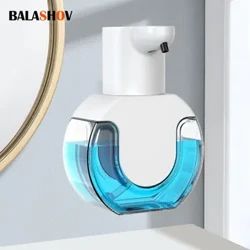 Dispensadores de sabão sem toque sem toque Banheiro de espuma de lavagem inteligente Máquina de mão com carregamento USB Material de ABS de alta qualidade de alta qualidade