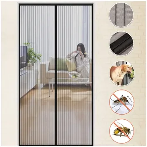 Magnetinis tinklelis nuo uodų Vasarinės anti-bug Fly durų užuolaidos tinklelis, automatiškai užsidarantis durų ekranas Svetainės miegamojo užuolaidos