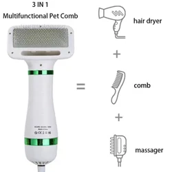 Máy Sấy Tóc Cho Thú Cưng 2 Với Bàn Chải Bóng Chải Lông Cho Chó Mèo Bàn Chải Chuyên Nghiệp Chải Lông Tại Nhà Lông Sấy Di Động Chó Máy Thổi