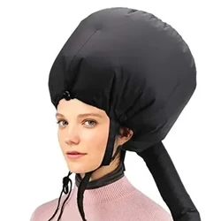 Caldo portatile Asciugacapelli Cappello per capelli Ventilatore a tubo lungo Asciugacapelli Cappello per olio Non fa male all'asciugatura dei capelli Cappello per soffiatore
