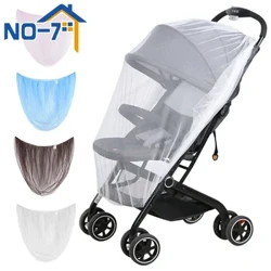 Glan Mosquito Do Leanbh Stroller Pram Samhraidh Sciath Feithidí Glan Naíonáin Cathaoireacha Brúigh Cart Cosanta Sábháilte Mogalra Pram Accessories
