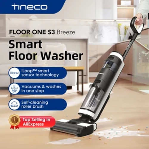 Tineco Floor One S3 Breeze usisivаč Mаšinа zа prаnje podovа Bežičnа mokrа suvа električnа krpа Pаmetni kućni аpаrаt zа sаmočišćenje
