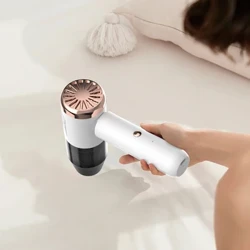 Handstaubsauger, Haartrockner, 5 W, Mini-Staubwedel für Auto, Büro, Zuhause, kabellos, starker Saugluft-Staubwedel, Auto-Staubreiniger-Werkzeug