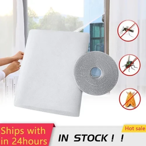 Window Mosquito Net Self-Adhesive Anti Mosquito Door Mosquito Mesh DIY Free Cutting Mosquito Net Anti Fly Insect Curtain Screen