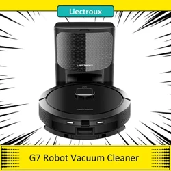Liectroux G7 Roboter Staubsauger 6500Pa Saug, Mop Combo, Laser Navigatioun, 5200mAh Batterie, Multi-Floor Kaart, Run 180mins