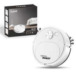 2024 НОВ USB метещ робот прахосмукачка Mopping 3 в 1 Smart Wireless 1500Pa Плъзгаща почистваща метеща подова настилка за домашен офис