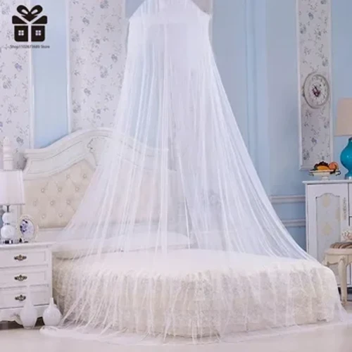 Ikki kishilik to'shak uchun 4 rangli yozgi elgant osilgan gumbazli chivinli to'r Yozgi polyester to'r mato uy yotoqxonasi chaqaloq kattalar uchun osilgan dekor
