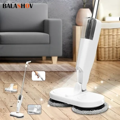 Bezdrôtový elektrický odstreďovací mop Cleaner Automatický 2 v 1 Mokrý a suchý domáci čistič Autosklo Stropné dvierka Okná na umývanie podláh