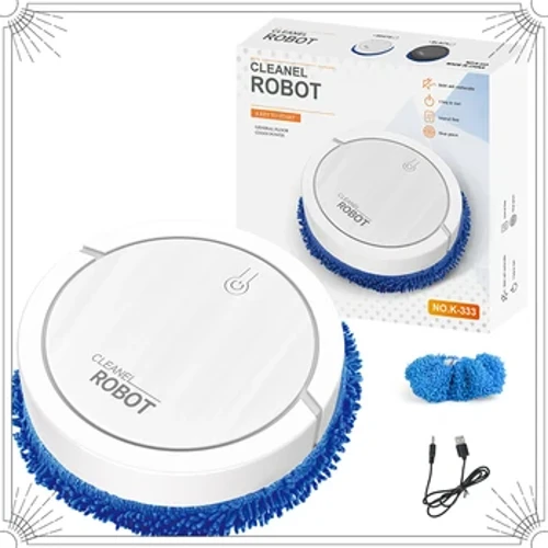 Intelligent Robot Cleaner sa Bahay Basa at Tuyong Vacuum Mop Rechargeable Electric Floor Mopping Sweeping Machine
