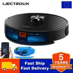 I-Liectroux X6 LDS Robot Vacuum Cleaner,Laser Lidar Navigation,Wet & Dry Mopping,6500Pa Suction,5 amamephu alondoloziwe,Carpet Boosting