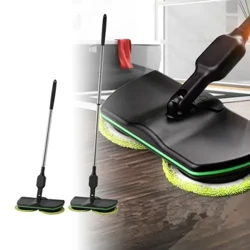 Bezdrátový elektrický odstřeďovací mop, 3 v 1 dobíjecí motorový čistič podlah Ruční vysavač na podlahy a koberce
