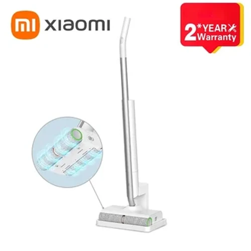 Eredeti Xiaomi Mijia kétkefés vezeték nélküli felmosógép elektromos padlótörlő Traction Smart háztartási gépekkel