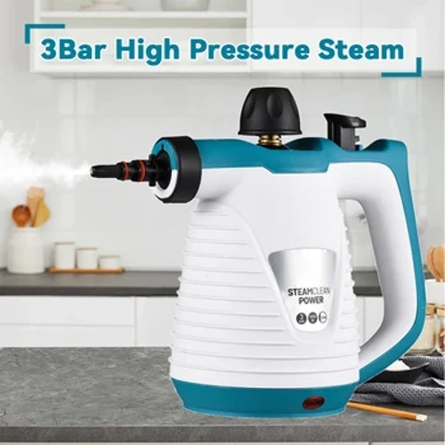 Steam Cleaner 1050W High Pressure Damp Cleaner Handheld High Temperature Damp Cleaner for Home Kitchen Auto Vehicle Cleaner