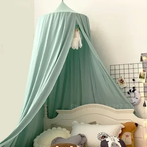 Kanner Mosquito Net Baby Crib Rido Hängend Zelt Heemdekoratioun Wunnzëmmer Schlofkummer Eckbett Dekor Meedchen Prinzessin Mosquito Net