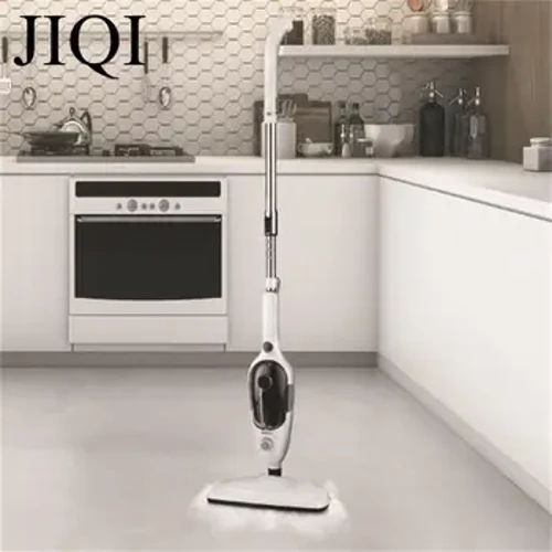 JIQI 1300W Multifunctional Steam mop Sterileiddio tymheredd uchel Dileu gwiddonyn cartref Glanhawr ager 220V UE plwg