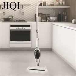 JIQI 1300W multifunksjonell dampmopp Høytemperatursterilisering Fjerning av husholdningsmidd Damprenser 220V EU-plugg