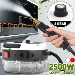 Parní čistič 2500W Vysokotlaký parní čistič Ruční vysokoteplotní parní čistič Pro domácí kuchyni Koupelnu Čištění auta
