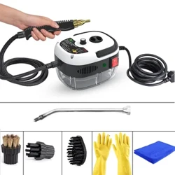 2500W Lurrun Garbitzaile elektrikoa Tenperatura handiko esterilizazioa Aire girotua Sukaldeko Kanpaia Autoak Garbitzeko Makina 110/220V