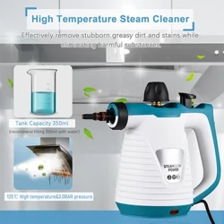 Mea Hoʻomaʻemaʻe Mokuahi Portable 1050W Mokuahi High Pressure Washer Paʻa lima hoʻomaʻemaʻe Mīkini Kiʻekiʻe Temperature Pressurized Cleaning Machine