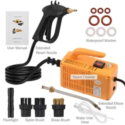 110V 220V 2600W Mea Hoʻomaʻemaʻe Mokumahu no ka Home High Temperature Hoʻomaʻemaʻe Mīkini Mokuahi Nā Mokuahi no ke Kaʻa Me nā Poʻo Brush Extension