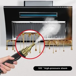 Draagbare Stoomreiniger 2500W Handheld Reinigingsmachine Hogedruk Handheld Stoomreiniger 6 Versnellingstemperatuur voor Badkamer Auto