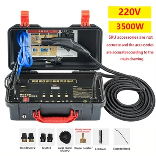 Mea Hoʻomaʻemaʻe Kūʻai Kūʻai hou 3KW Multifunctional Air Conditioning Kitchen Hood Car Steam Cleaner Sterilization Disinfector