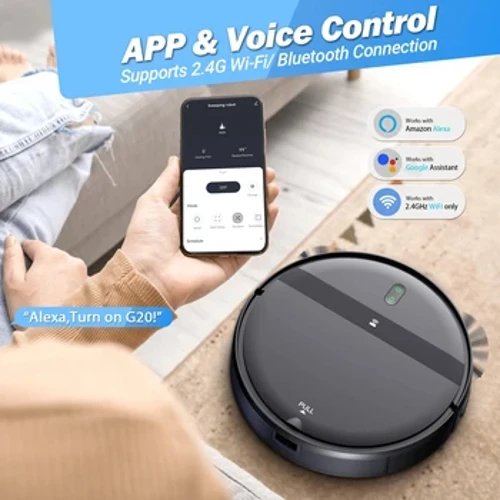 Folúsghlantóir G20Robot Muirearú Uathoibríoch 6000Pa Power App Control Umar Uisce Mopping Fliuch Robot Fholúis Glantóir Scuiteora Leictreach