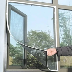 Window Mosquito Net Self-Adhesive Anti Mosquito Door Mosquito Mesh DIY Free Cutting Mosquito Net Anti Fly Insect Curtain Screen