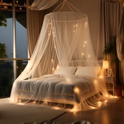 YanYangTian Kand Canopy Mosquito Net Fënster fir Duebelbett Stoff Dier Klappzelt Bett Rido verlängerbar Anti Moustique Zelt