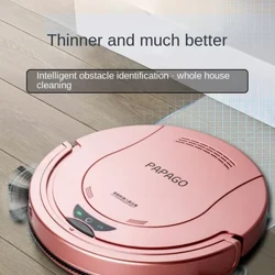 36V/110V/220V PapaGo elektrisk feierobot - Ultratynn smart støvsuger og automatisk moppemaskin for hjemmerengjøring