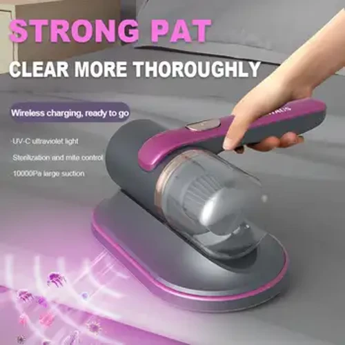 Thiết bị loại bỏ bụi không dây 10000KPa có đèn UV Di động tại nhà Máy hút bụi cầm tay Máy hút bụi cho nệm Ghế sofa