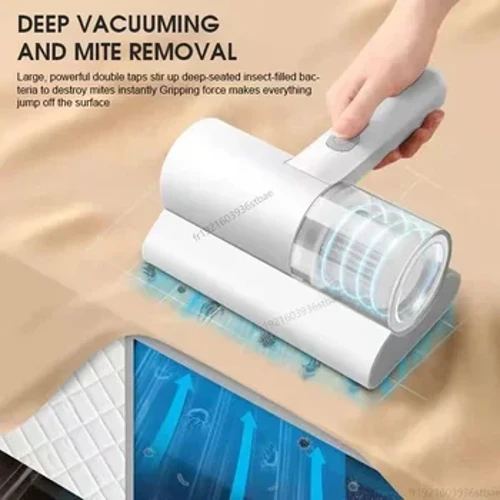 Brosse anti-acariens, Rechargeable par USB, pour lit, couette, lumière froide, aspirateur acaricide, stérilisation UV, désinfection, nettoyage sous vide