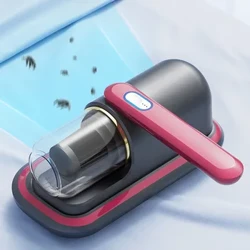 Dissolvant d'acariens sous vide sans fil, 8000pa, 3600mAh, UV-C portatif, Machine de nettoyage sous vide, stérilisation pour draps d'oreillers de chambre à coucher