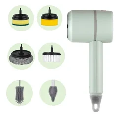 Elektresch Botzen Pinsel Kichen Spullmaschinn Pot Schong Flasche Pinsel Buedzëmmer Professionell Botzen Automatesch Handheld Nofëllbar