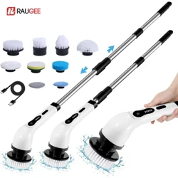 9-an-1 elektresch Botzen Pinsel Multifunktionell Kichen Buedzëmmer Botzen Pinsel Rotary Wireless elektresch Spin Botzen Maschinn