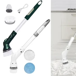 Multifunktionell Buedzëmmer Elektresch Botzen Pinsel Wireless Elektresch Spin Botzen Scrubber Handheld Laang Elektresch Botzen Tools