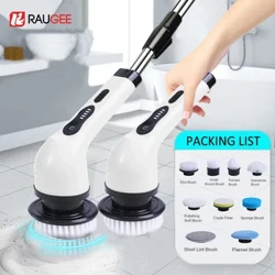 Elektrikli Temizleme Fırçası Pencere Banyo Mutfak Tuvalet Temizleme Fırçası Çok Fonksiyonlu 9 in 1 Ev Döner Temizleme Fırçası